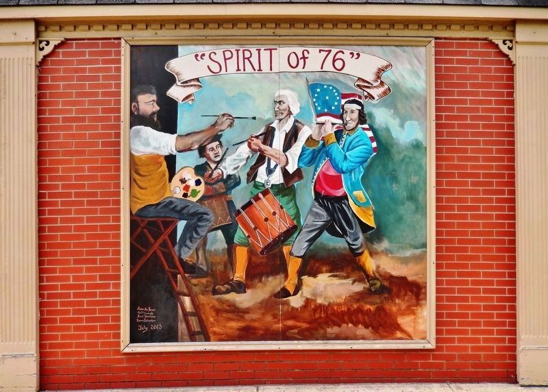 Spirit of ’76 Mural image. Click for full size.