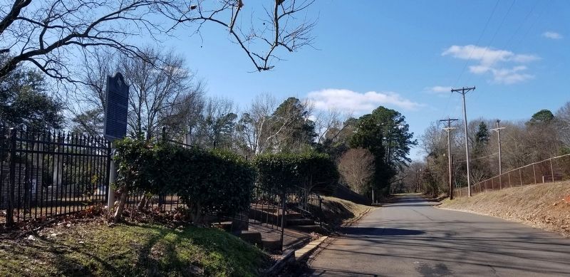 The view of the Marshall Hebrew Cemetery and Marker from the street. Click for full size. The view of the Marshall Hebrew Cemetery and Marker from the street image. Click for full size.