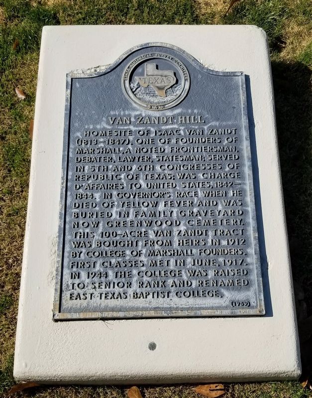 Van Zandt Hill Marker. Click for full size. Van Zandt Hill Marker image. Click for full size.