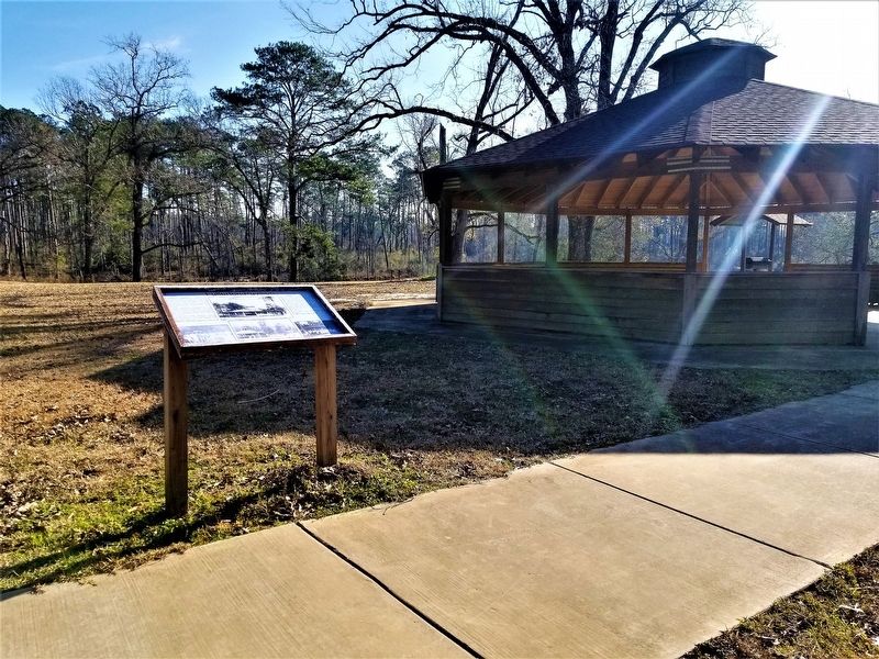 Fullerton Pavilion Marker. Click for full size. Fullerton Pavilion Marker image. Click for full size.