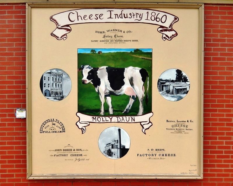 Cheese Industry Mural image. Click for full size.