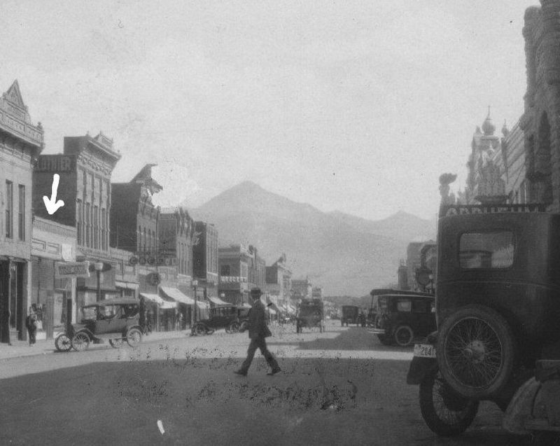 North Main Street circa 1923 image. Click for full size.