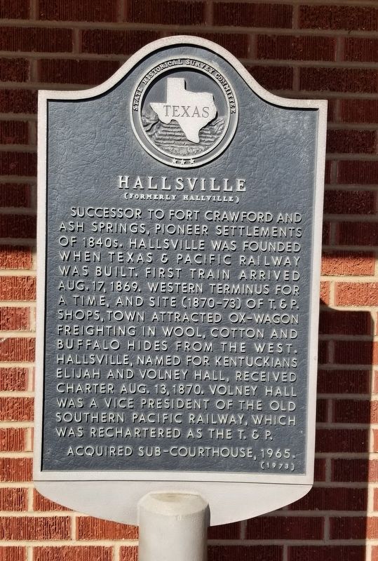 Hallsville Marker image. Click for full size.
