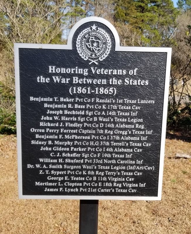 Honoring Veterans of the War Between the States Marker image. Click for full size.
