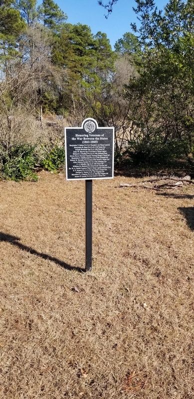 Honoring Veterans of the War Between the States Marker. Click for full size. Honoring Veterans of the War Between the States Marker image. Click for full size.