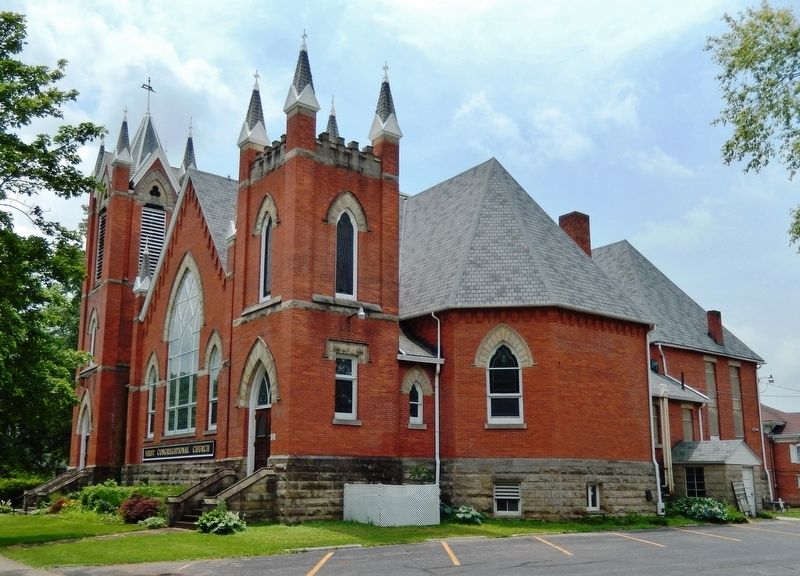 First Congregational Church (<i>northeast elevation</i>) image. Click for full size.