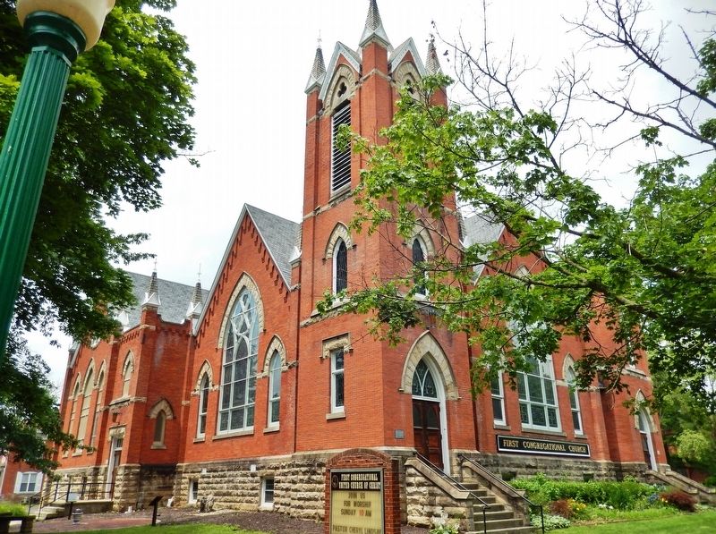 First Congregational Church (<i>southeast elevation</i>) image. Click for full size.