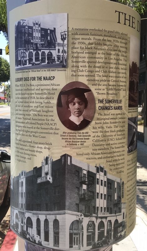 Dunbar Hotel Marker. Click for full size. Dunbar Hotel Marker image. Click for full size.