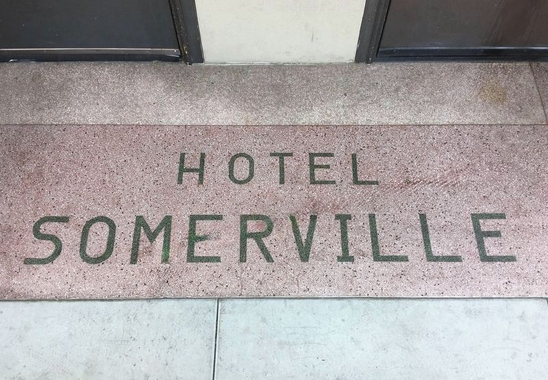 Sidewalk near a Hotel Door. Click for full size. Sidewalk near a Hotel Door image. Click for full size.