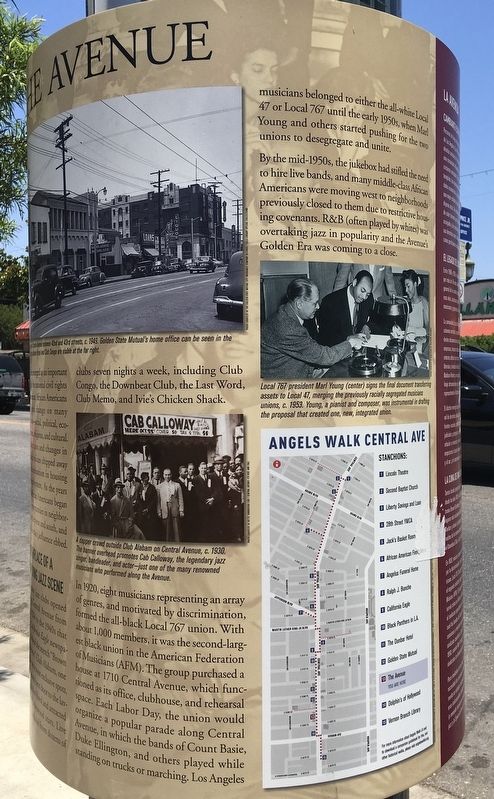 The Avenue Marker. Click for full size. The Avenue Marker image. Click for full size.