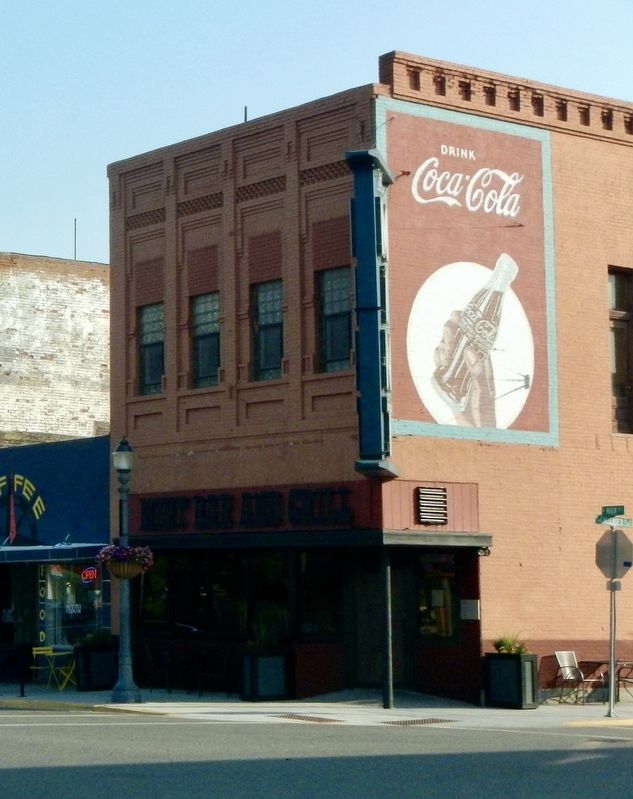 Hefferlin Mercantile Company Building and Marker image. Click for full size.