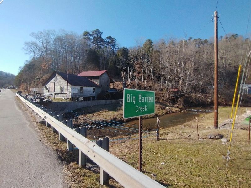 Big Barren Creek. Click for full size. Big Barren Creek image. Click for full size.