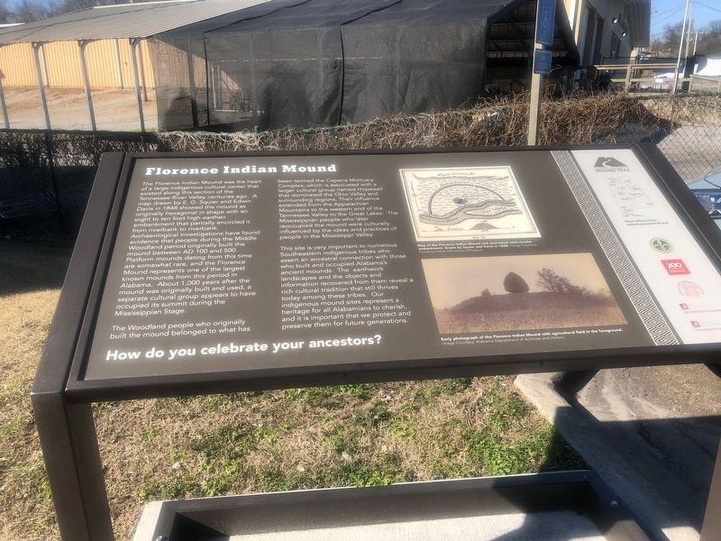 Florence Indain Mound Marker image. Click for full size.