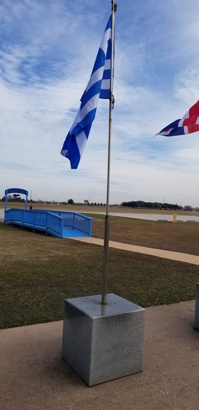 The Greece Marker and flag. Click for full size. The Greece Marker and flag image. Click for full size.