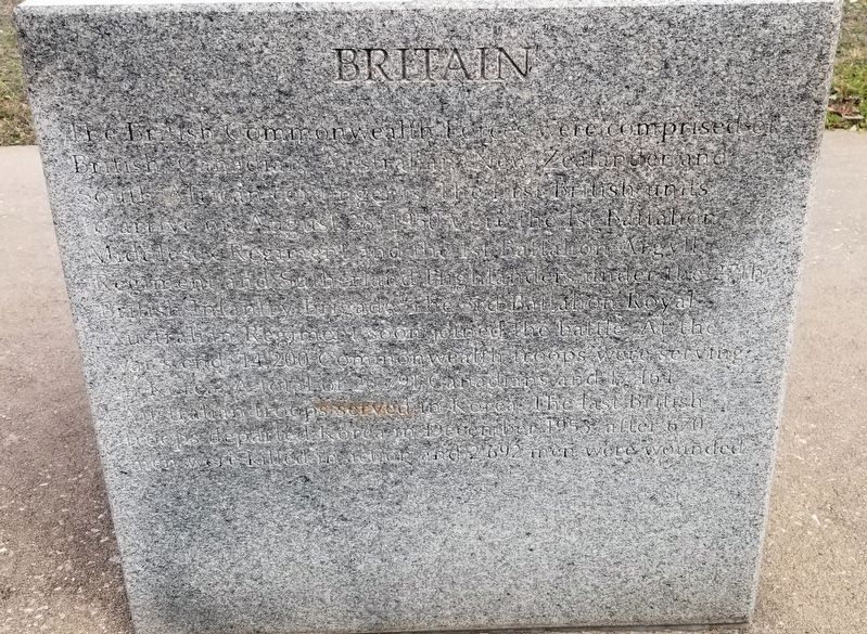 Britain Marker. Click for full size. Britain Marker image. Click for full size.