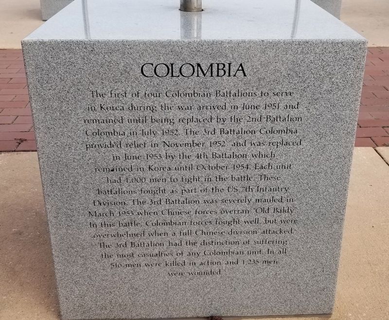 Colombia Marker. Click for full size. Colombia Marker image. Click for full size.