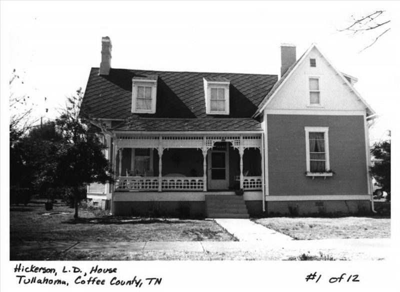 L.D. Hickerson House image. Click for more information.