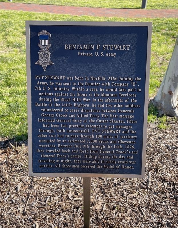 Benjamin F. Stewart Marker image. Click for full size.