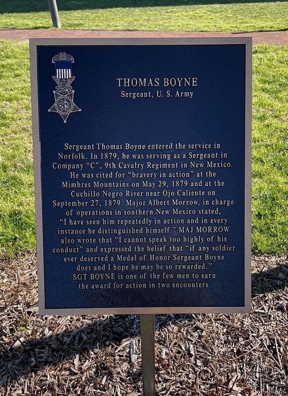 Thomas Boyne Marker image. Click for full size.