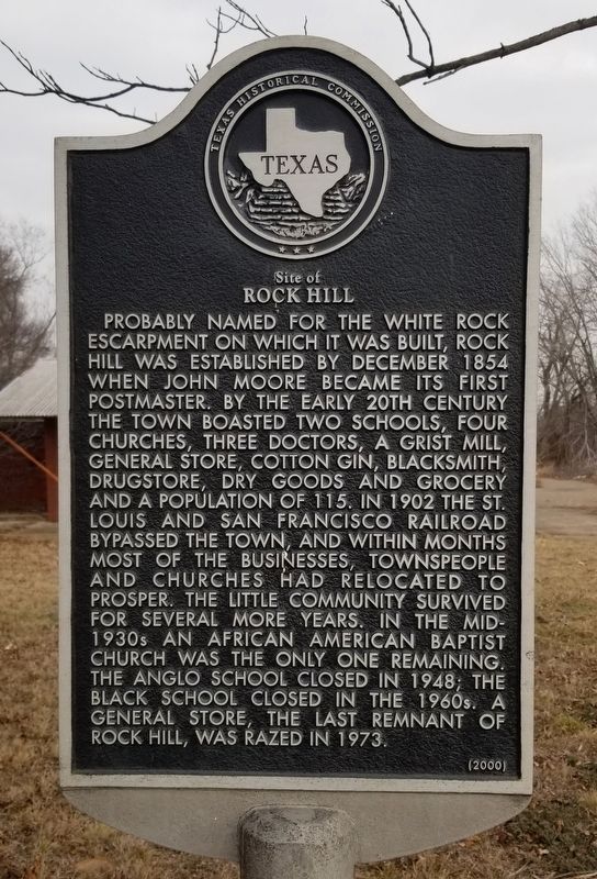 Site of Rock Hill Marker image. Click for full size.