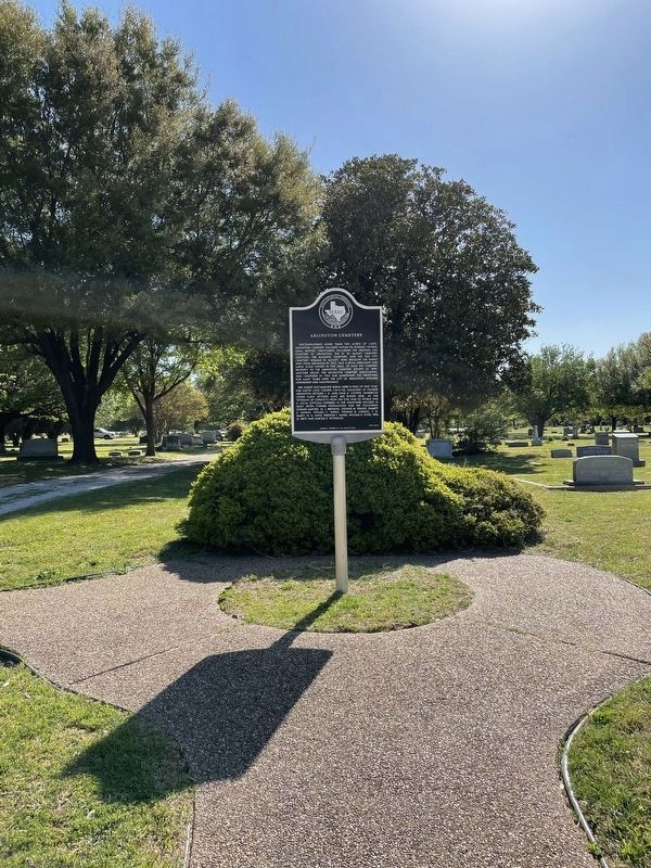 Arlington Cemetery Marker. Click for full size. Arlington Cemetery Marker image. Click for full size.