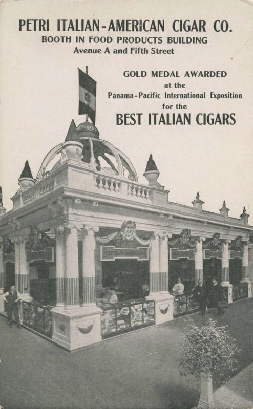 Petri Italian-American Cigar Co. Booth image. Click for full size.