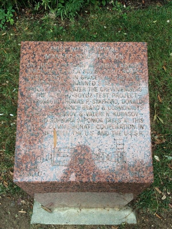 First International Manned Space Mission Marker image. Click for full size.