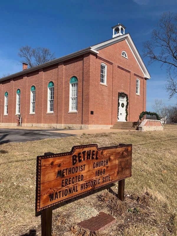 Bethel Methodist Church Marker image. Click for full size.