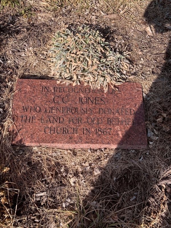 Bethel Methodist Church Marker image. Click for full size.