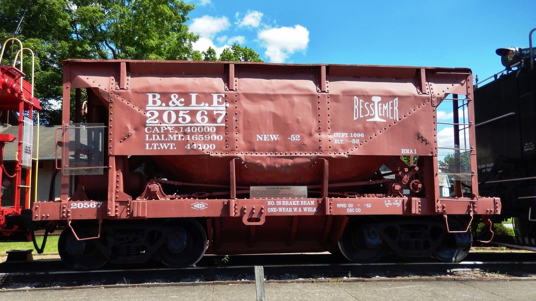 Bessemer Ore Jenny #20567 image. Click for full size.