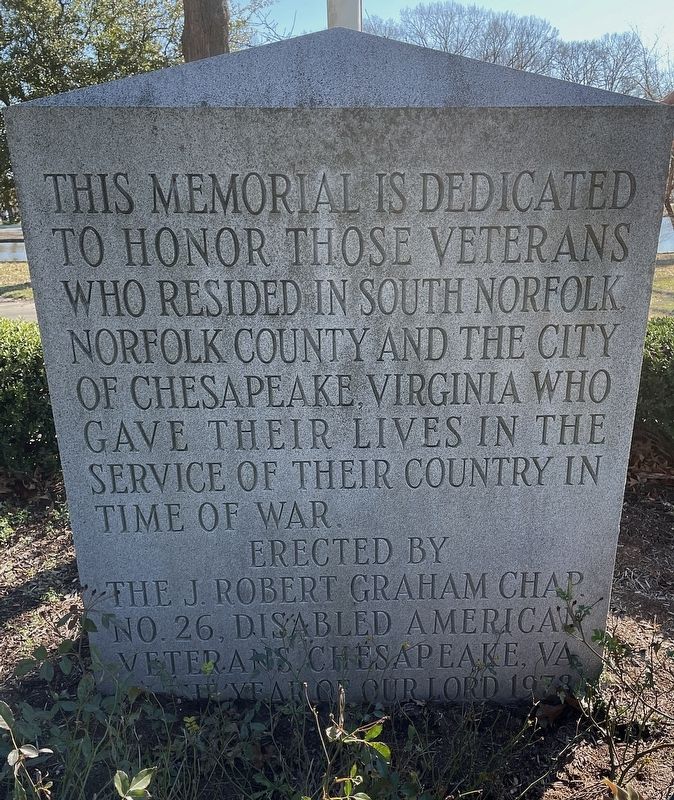 Veterans Memorial. Click for full size. Veterans Memorial image. Click for full size.