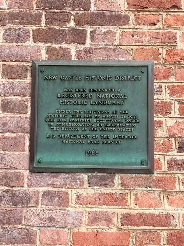 New Castle Court House 1732 Marker. Click for full size. New Castle Court House 1732 Marker image. Click for full size.