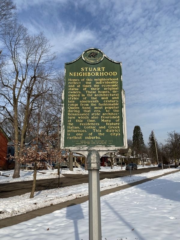 Stuart Neighborhood Marker image. Click for full size.