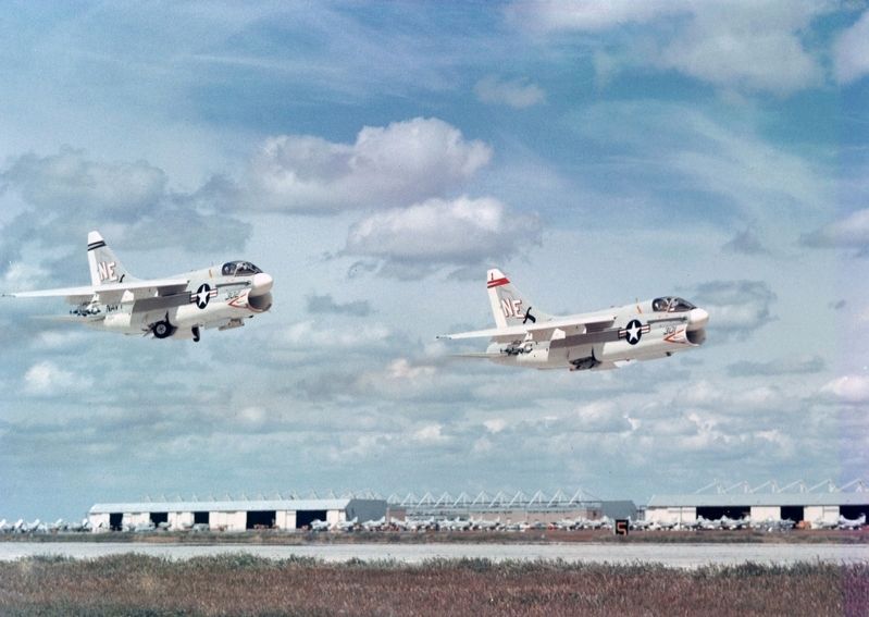 <i>A-7As VA-147 taking off from NAS Lemoore</i> image. Click for full size.