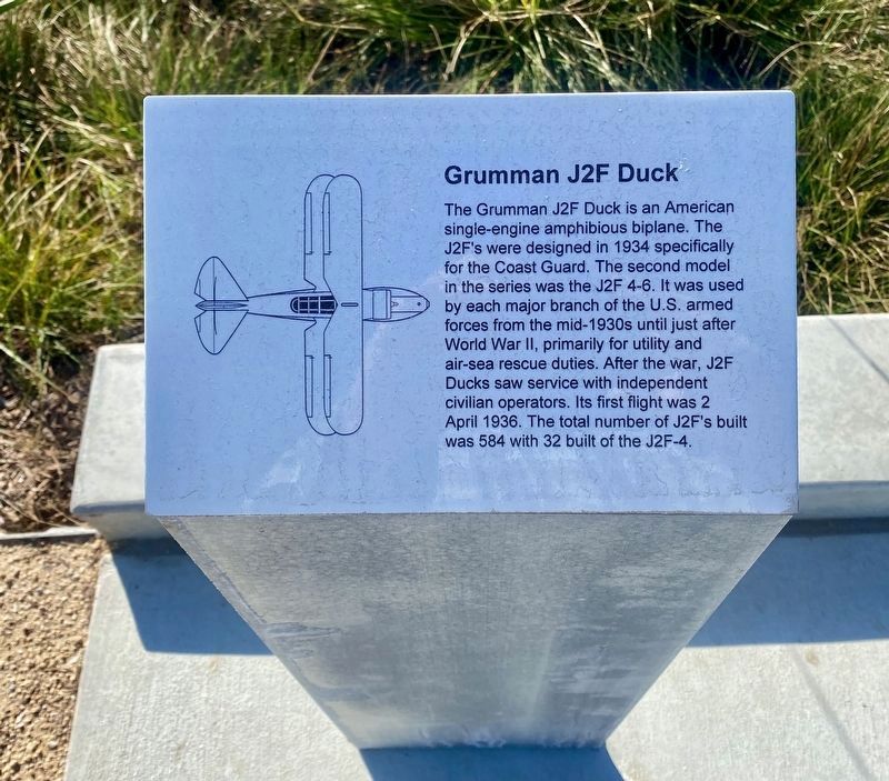 Grumman J2F Duck Marker image. Click for full size.