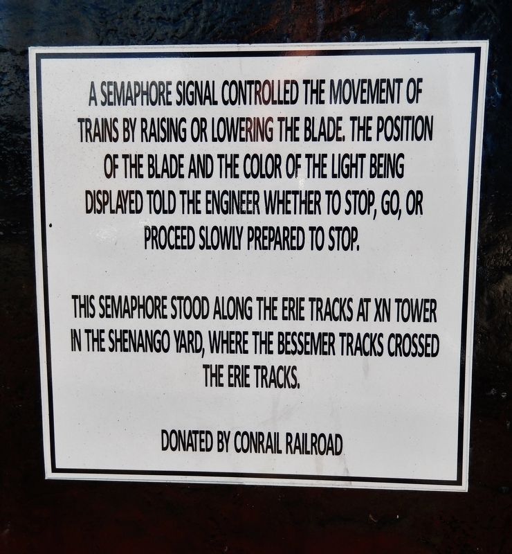 Semaphore Signal Marker image. Click for full size.
