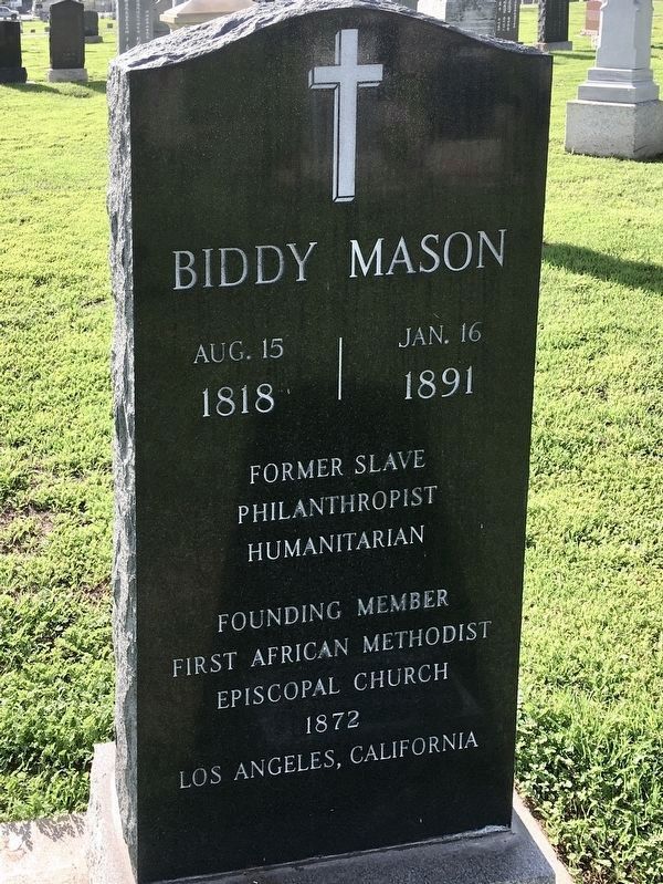 Biddy Mason 1818-1891 image. Click for full size.