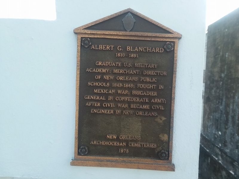 Albert G. Blanchard Marker. Click for full size. Albert G. Blanchard Marker image. Click for full size.
