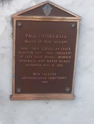 Paul Capdevielle Marker. Click for full size. Paul Capdevielle Marker image. Click for full size.