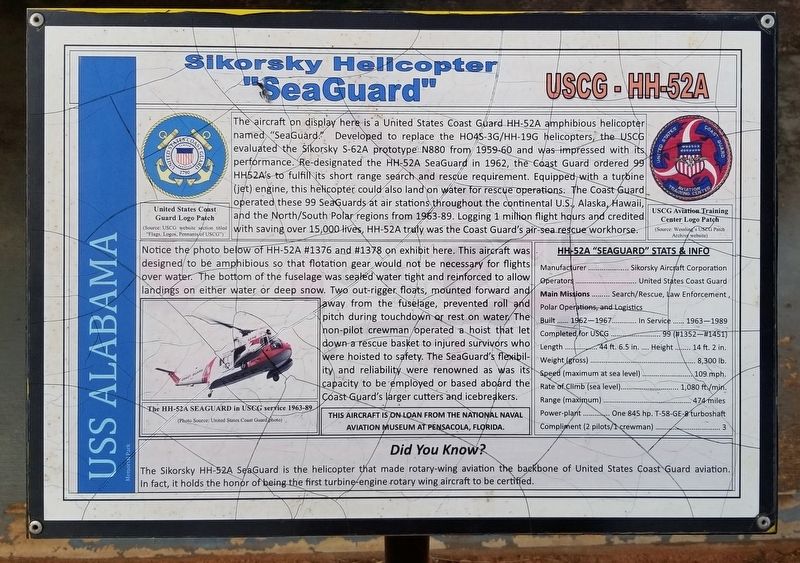Sikorsky Helicopter "SeaGuard" Marker image. Click for full size.