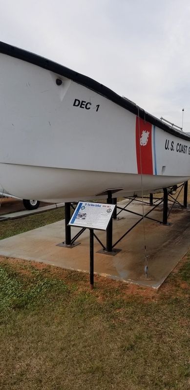 The front view of the 26 - Foot Motor Surfboat and Marker image. Click for full size.