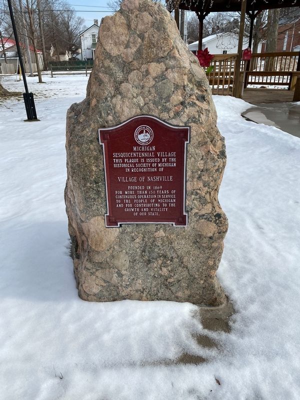 Nashville Sesquicentennial Village Marker. Click for full size. Nashville Sesquicentennial Village Marker image. Click for full size.