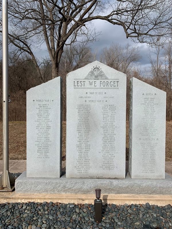 Lest We Forget Marker. Click for full size. Lest We Forget Marker image. Click for full size.