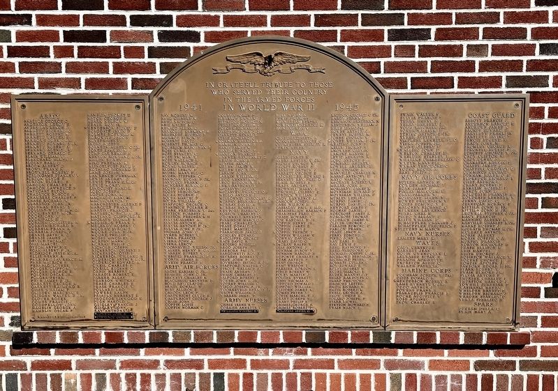 Nantucket World War II Monument image. Click for full size.