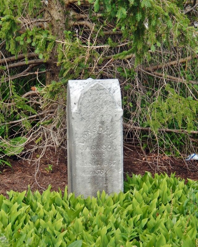 Lonsdale Jackson Headstone. Click for full size. Lonsdale Jackson Headstone image. Click for full size.
