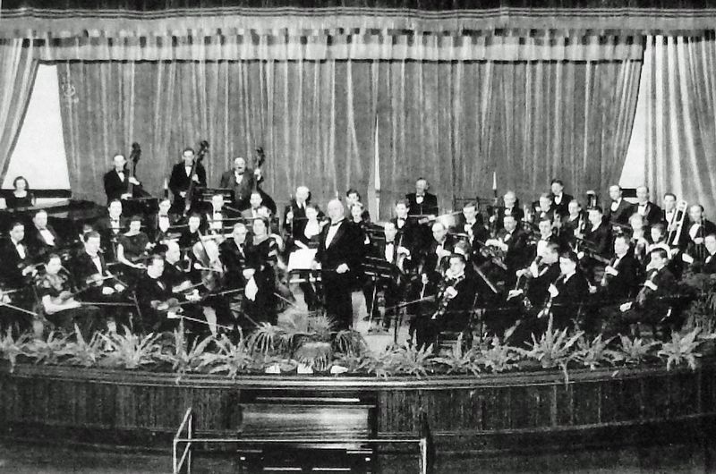 Marker detail: The Milton Symphony Orchestra image. Click for full size.