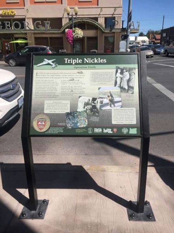 Triple Nickles Operation Marker image. Click for full size.