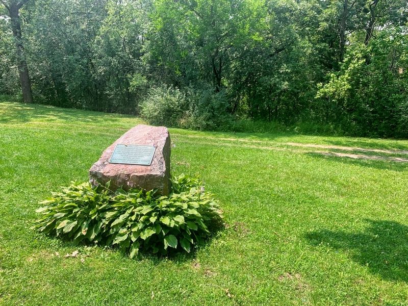 First Permanent Home in Baraboo Marker image. Click for full size.