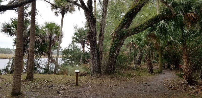 The Boat Slips are visible from behind the marker image. Click for full size.