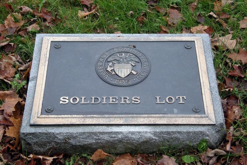 Veterans Administration plaque image. Click for full size.